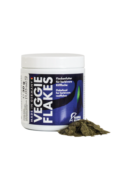Fauna Marin - Veggie Flakes Flockenfutter für herbivore Rifffische 250ml Dose