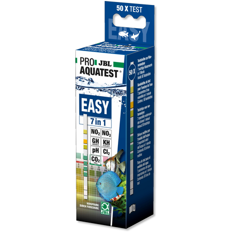 PROAQUATEST EASY 7in1 - Teststreifen zum Schnelltest von Aquarienwasser