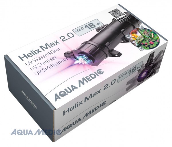 Helix Max 2.0 - 18 W UV-C Wasserklärer für Meer- und Süßwasseraquarien