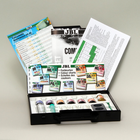 JBL Test Combi Set Plus Fe - Testkoffer für die wichtigsten Wasserwerte in Süßwasser-Aquarien inkl.