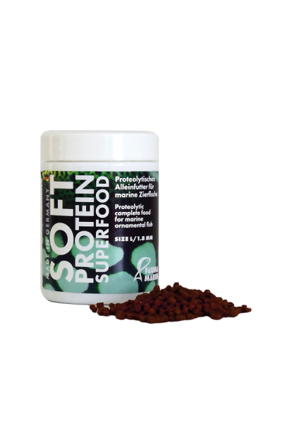 Soft Protein Super Food Grösse M 100ml Proteolytisches Alleinfutter für Meerwasserzierfische