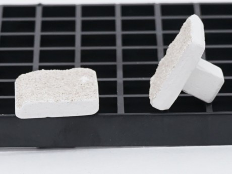 Ablegersteine für Rasterplatte 10 Stück / Viereckig 3 cm